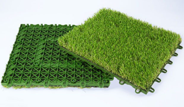 Permeable artificial grass  splice indoor and outdoor