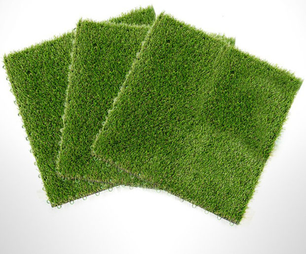 Permeable artificial grass  splice indoor and outdoor